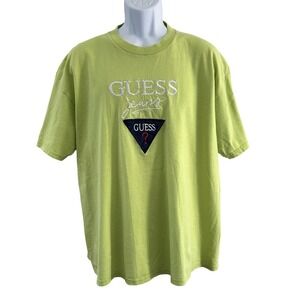 Vintage Guess Jeans‎ Shirt Mens Extra Large Embroidered USA 90s Rare XL